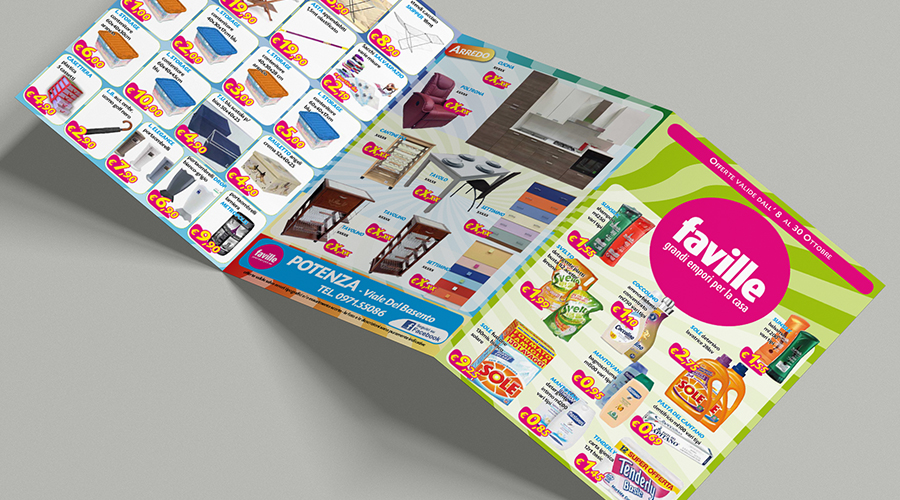 brochure volantino offerte faville